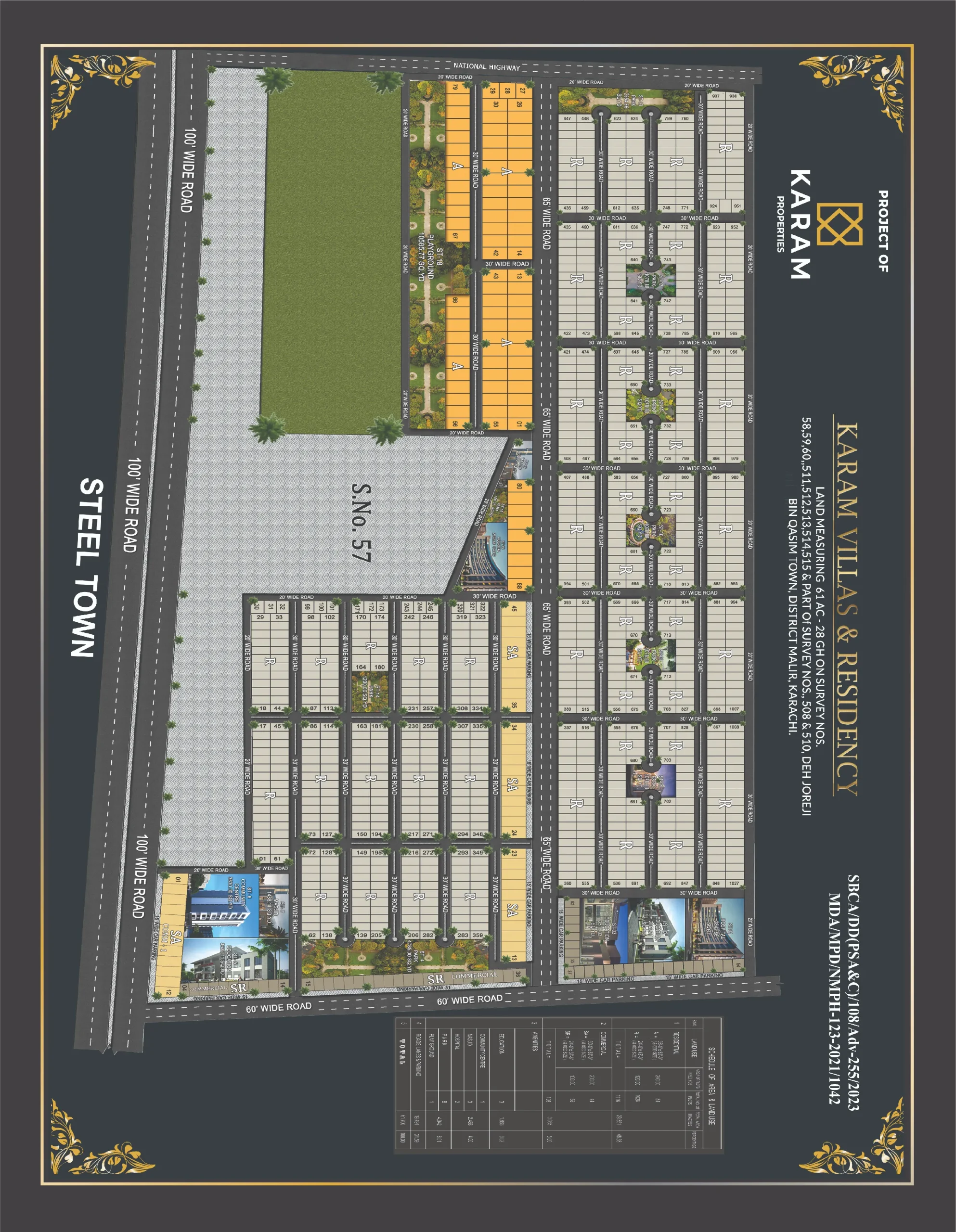 Karam Villas & Residency Phase 1 Master Plan