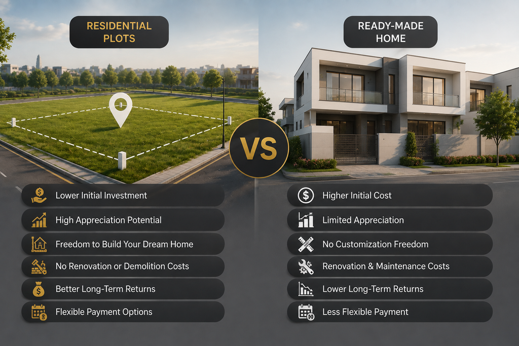 Build Your Dream Home On Premium Residential Plots 3 Why Invest in Residential Plots Instead of a Ready-Made Home